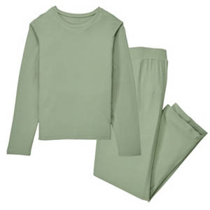 Damen Pyjama, Grün, S 36/38