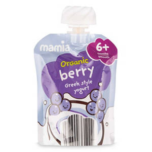 Organic Berry Greek Style Yogurt Pouch