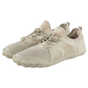 Damen oder Herren Barfußschuhe, Taupe, 39