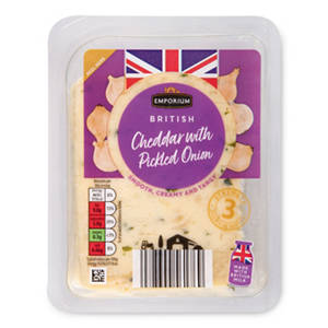 British Cheddar with Pickled Onion Cheese