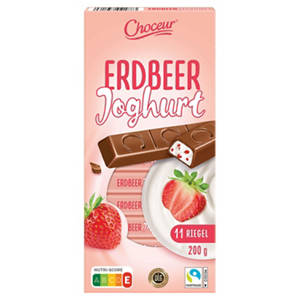 Milchriegel 200 g, Erdbeer-Joghurt