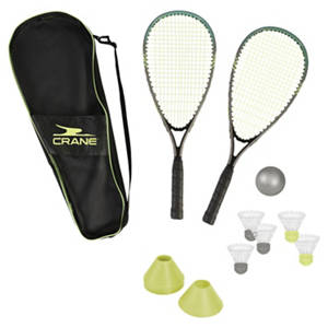 Badminton-Set, Speed-Badminton für Erwachsene, Grün