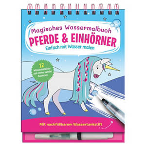 Wassermalbücher, Pferdeeinhörner