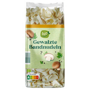 Bio-Teigwaren 500 g, Gewalzte Bandnudeln