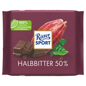 Schokolade Bunte Vielfalt, Halbbitter
