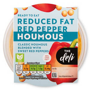 Reduced Fat Red Pepper Houmous