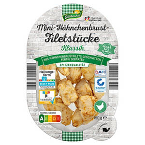 Mini-Hähnchenbrust-Filetstücke 150 g, Klassik