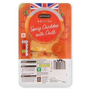 British Cheddar Cheese with Black Pepper 5 Slices