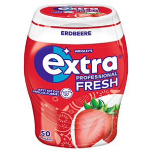 Extra Professional Fresh Kaugummi, Dose 70 g, Erdbeere