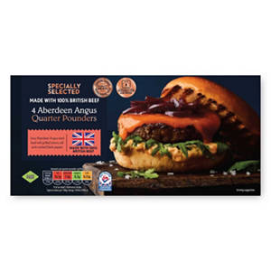 Aberdeen Angus Scotch Beef Quarter Pounders 4 Pack