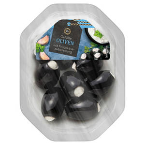 Olivenvariationen 100 g, Schwarze Oliven