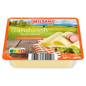 Sandwichscheiben, Emmentaler 200 g