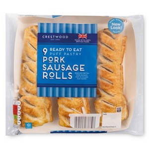 Pork Sausage Rolls 9 Pack