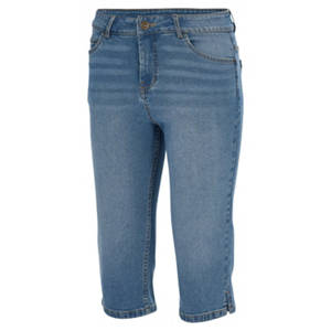 Damen Capri-Jeans, Mittelblau, 44