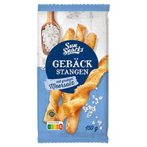 Gebäckstangen 150 g, Salz