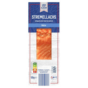 Stremellachs 125 g, Natur