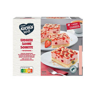 Sahneschnitten 425 g, Erdbeer