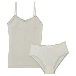 Damen Unterwäsche, Weiß Top, S 36/38