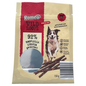 Hundesnack 150 g, geräucherte Rinderstreifen