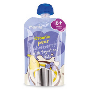 Organic Blueberry & Pear Breakfast Pouch