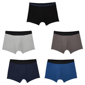 Herren Retropants 5er-Pack, Schwarz/Grau/Blau, XL