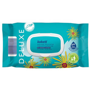 Deluxe Feuchtes Toilettenpapier 2 x 50 Tücher, Hammamelis