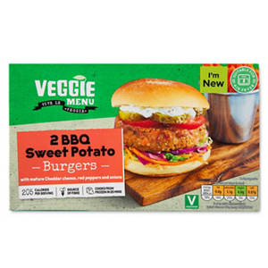 BBQ Sweet Potato Burgers 2 Pack