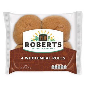 The Daily Bakery 4 Wholemeal Rolls