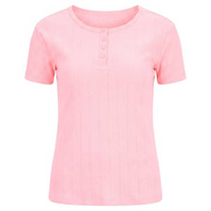 Damen T-Shirt, Rosa, S 36/38
