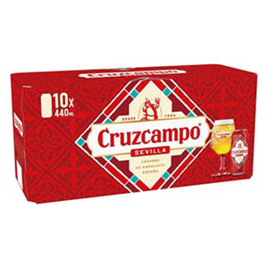Cruzcampo Sevilla Lager Beer 10X440ml