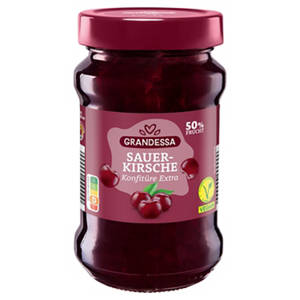Dunkle Früchtemix Konfitüre 450 g, Sauerkirsche