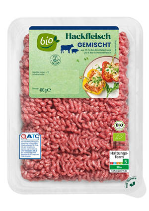Bio-Hackfleisch, gemischt 400 g