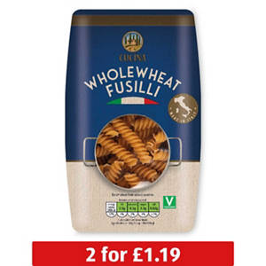 Wholewheat Fusilli 500g