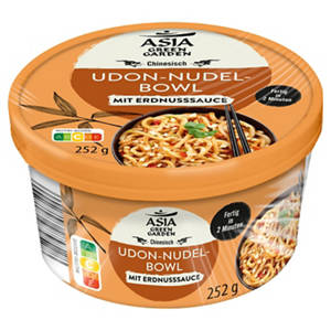 Asia Udon Nudelgericht 249 g, Erdnusssauce