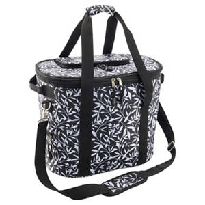 Picknick Kühltasche, Kühltasche, All-Over-Print Schwarz