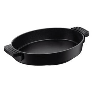 Aluguss Quarzit Mini-Pfannen, Servierpfanne oval