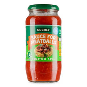 Tomato & Basil Sauce For Meatballs