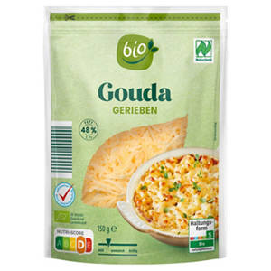 Bio-Reibekäse 150 g, Gouda