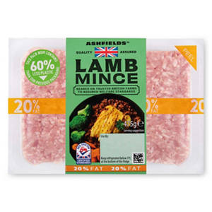 Ocado British Lamb Mince 20% Fat