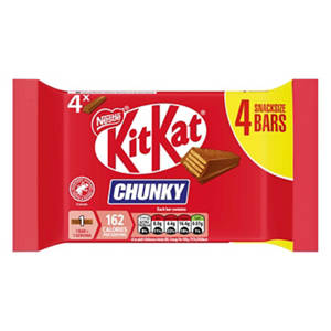 KitKat Chunky Funky Chocolate Bar 4 x 32g