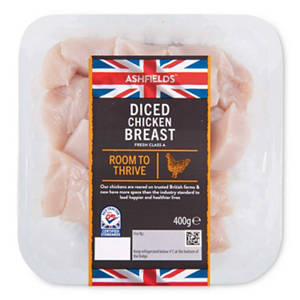 Tender Diced Chicken Breast 400g