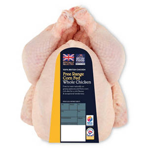 Free Range Corn Fed Whole Chicken