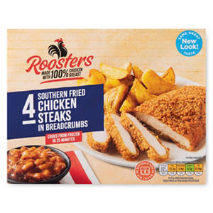Southern Fried Chicken Steaks in Breadcrumbs 4 Pack