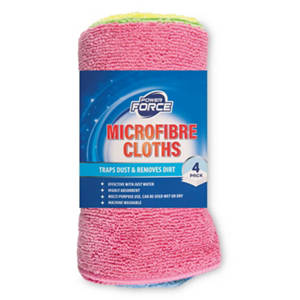 4 Microfibre Cloths