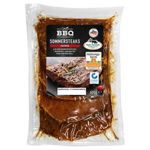 Schweine-Sommersteaks gewürzt 600 g