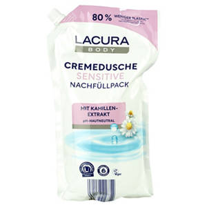 Duschcreme Nachfüllpack 1 l, Sensitive