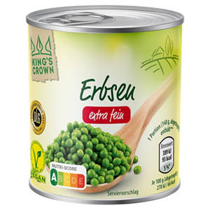 Erbsen 280 g