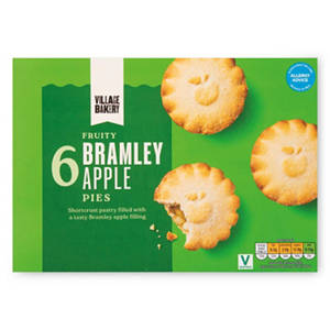 6 Bramley Apple Pies