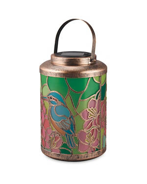 Solar Stained Glass Lantern
