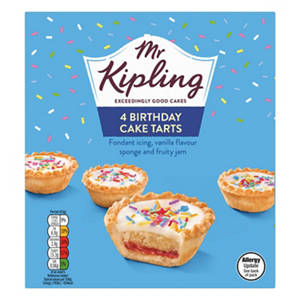 Mr Kipling Birthday Cake Tarts 4 pack